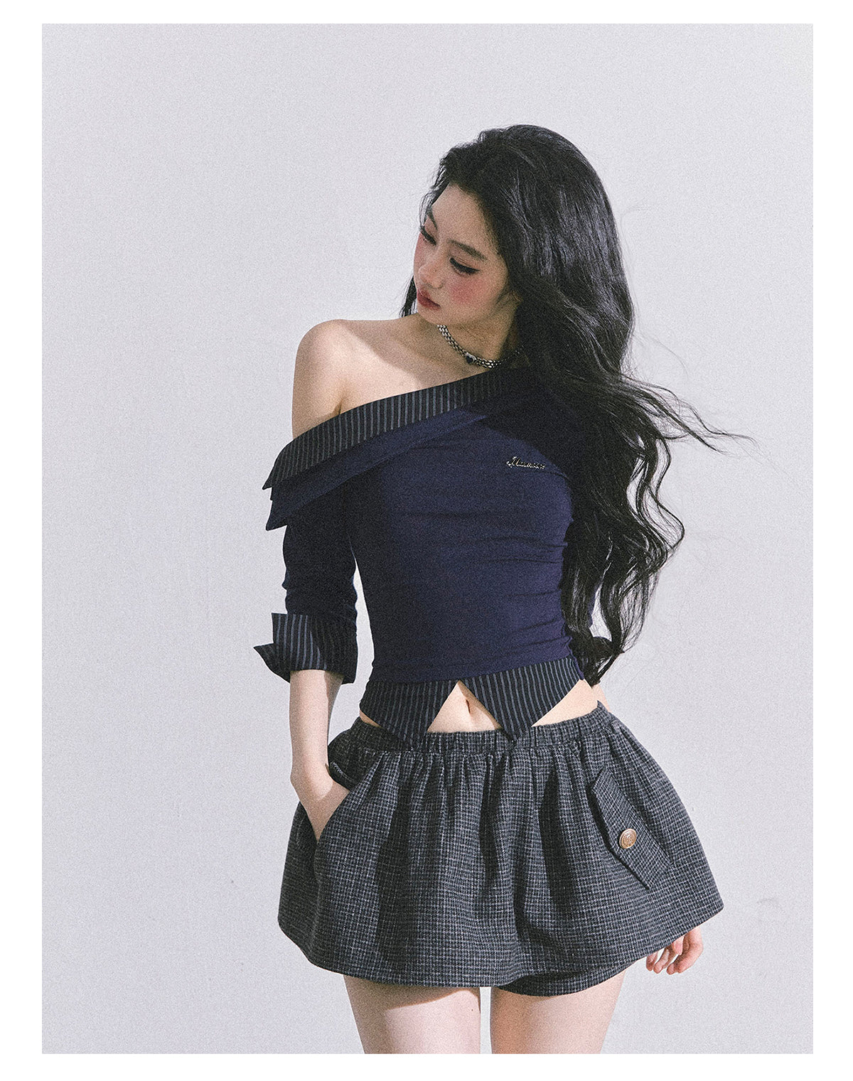 SHAOYEYAN Off-Shoulder Slimming T-Shirt