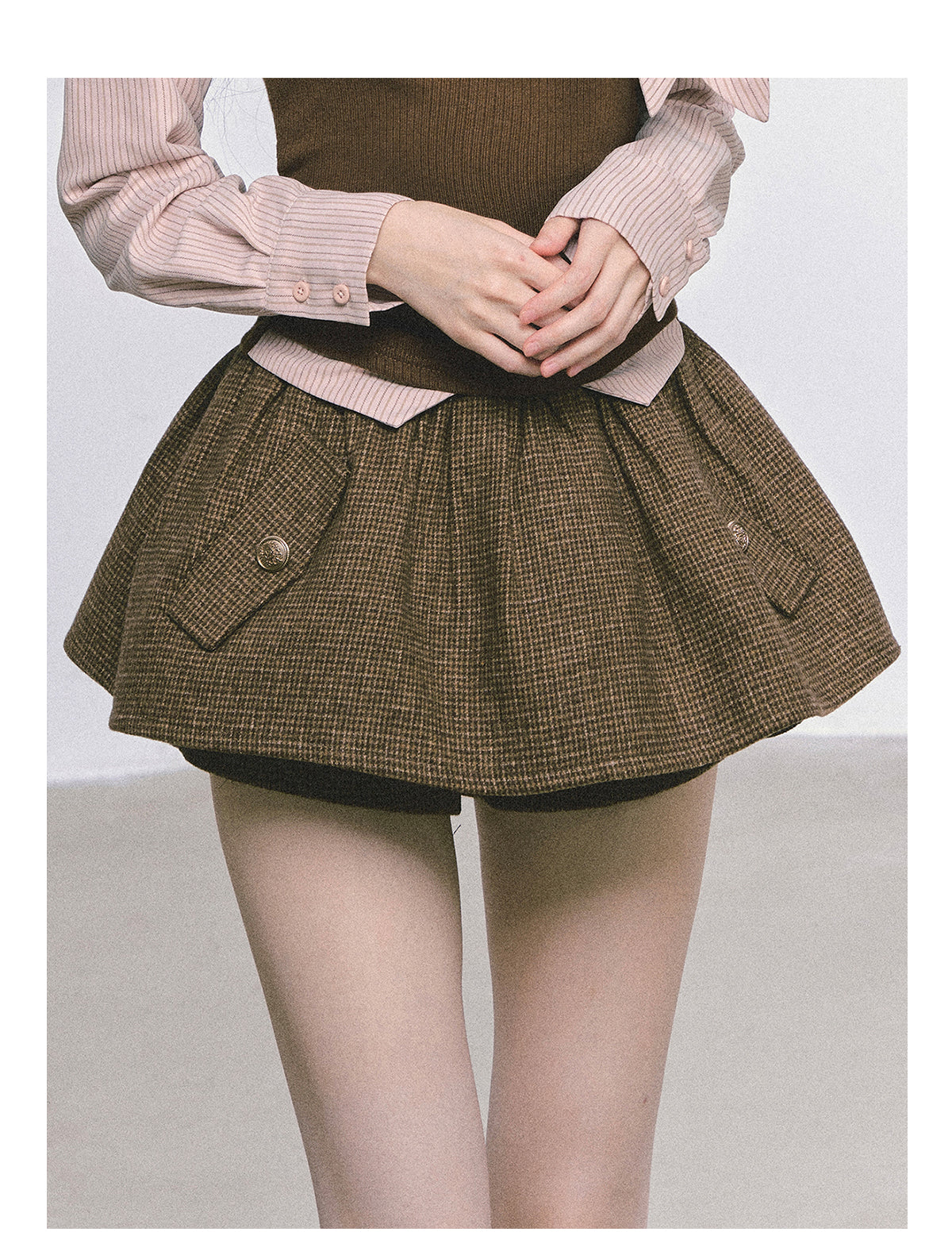 ShaoYeYan Karasuno High School French A-Line Flared Skirt