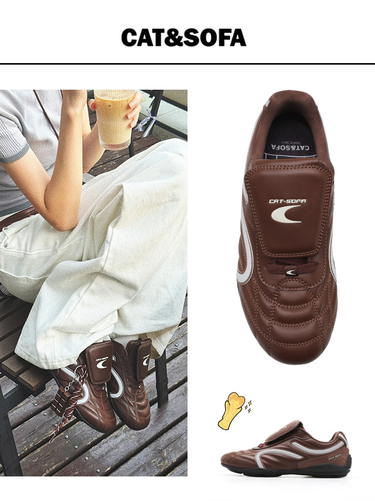 Cat&Sofa Retro Football Sneakers