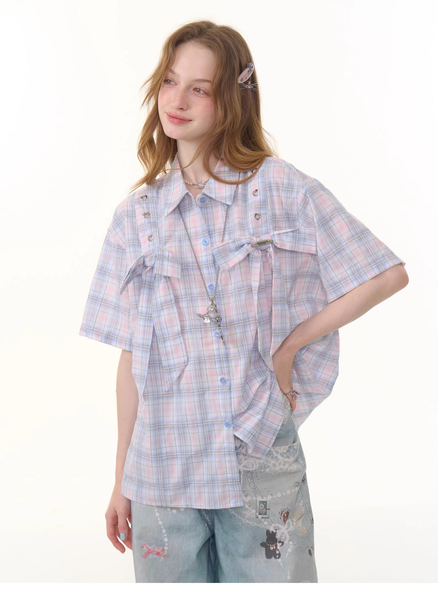 ziziFei Vintage Bow Blouse
