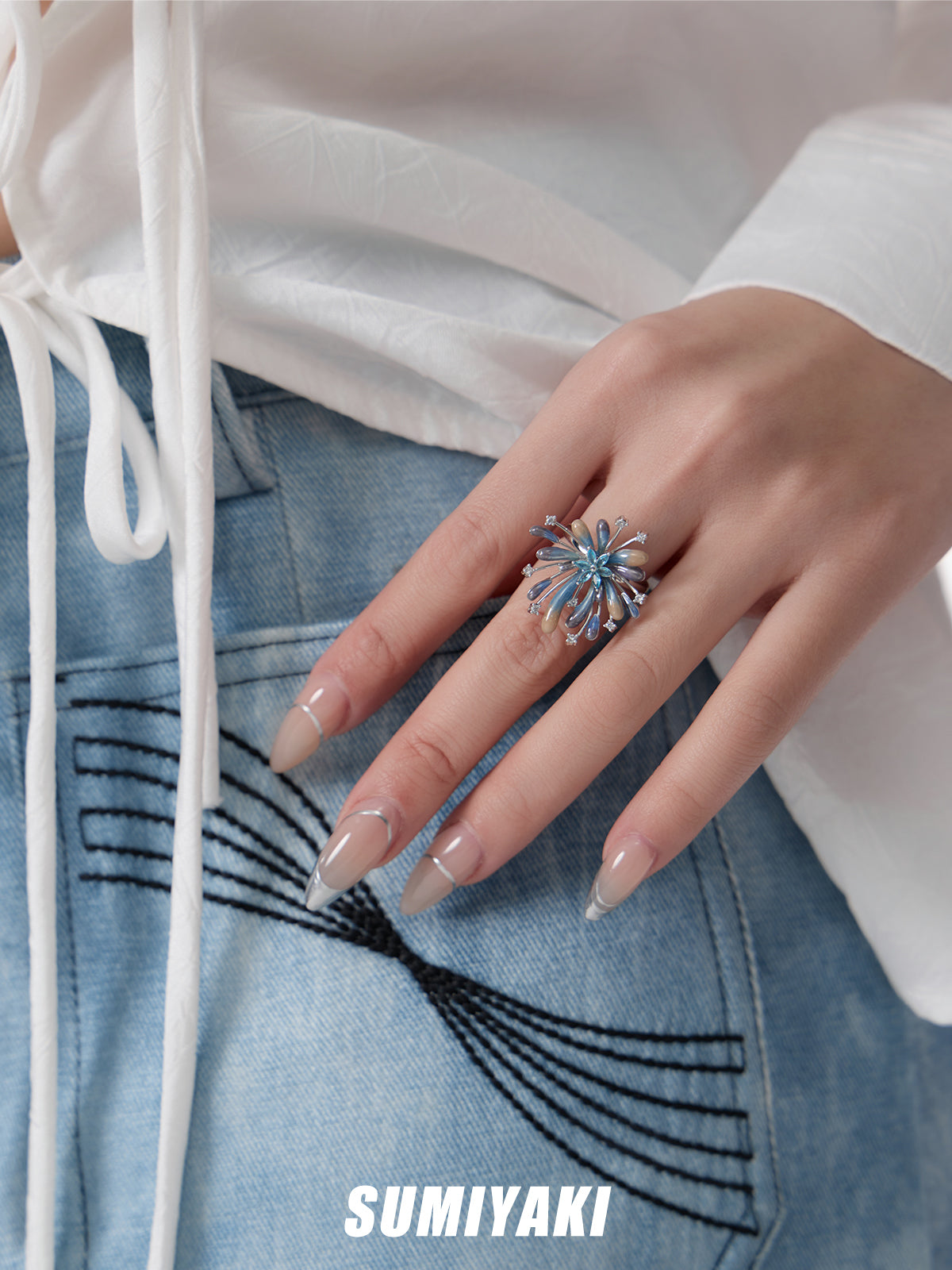 SUMIYAKI Celestial Fireworks Ring