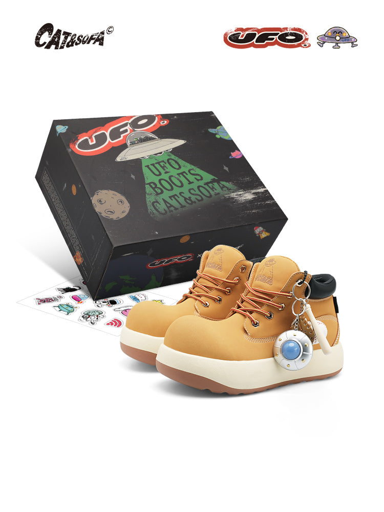 Cat&Sofa x UFO Chunky Platform Chelsea Boots