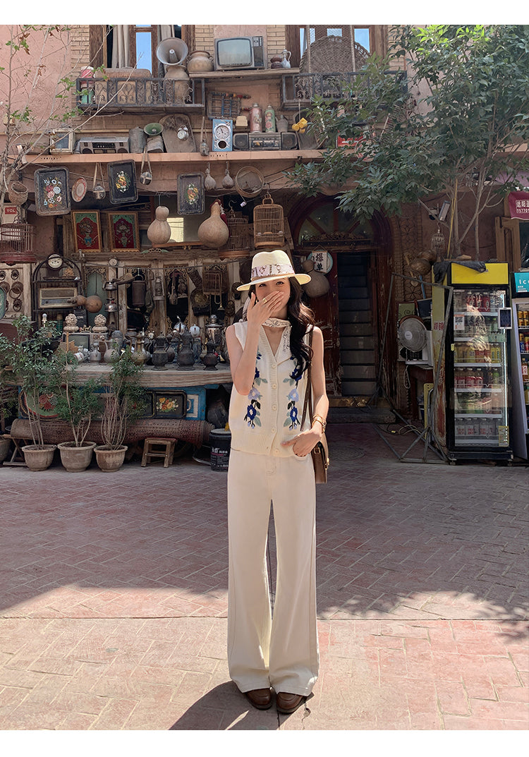 MULVAN Embroidered Vest