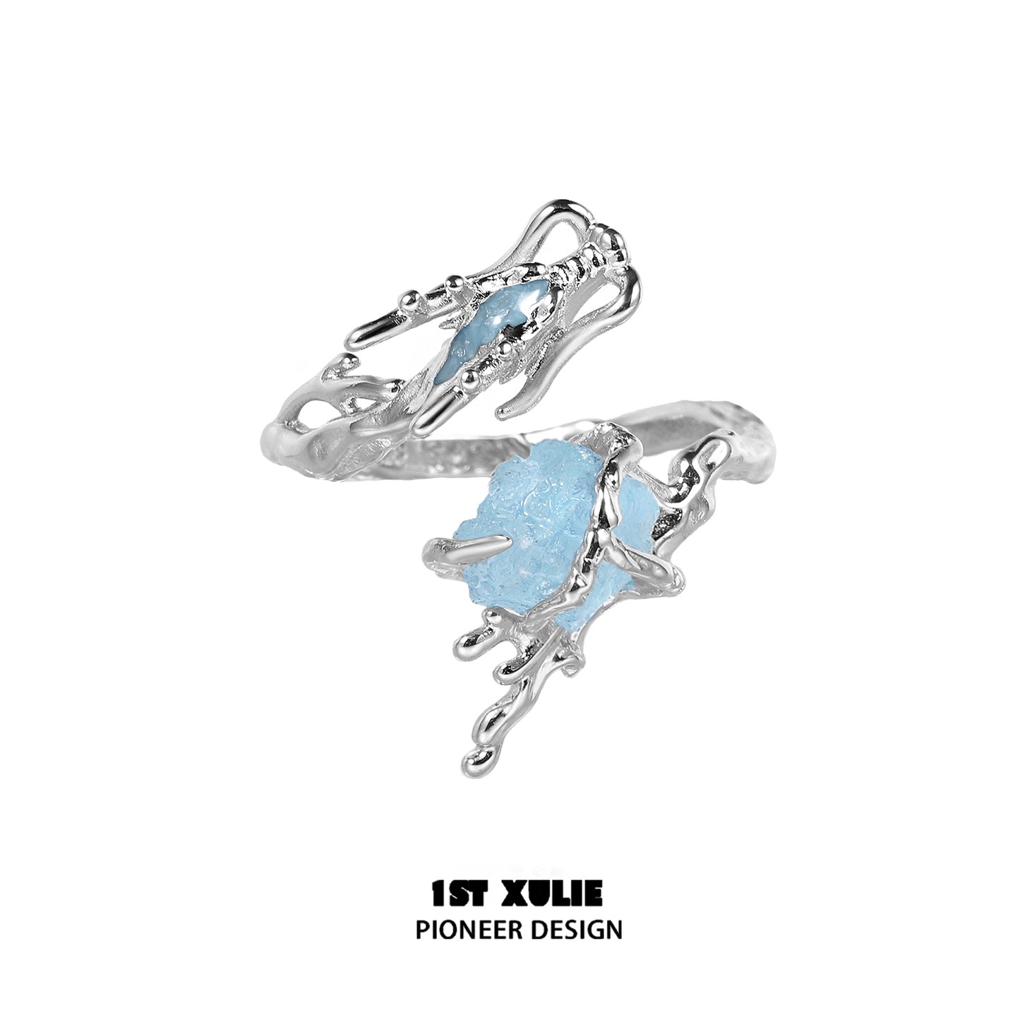 1STXULIE Spirit Dragon Silver Jewelry Collection
