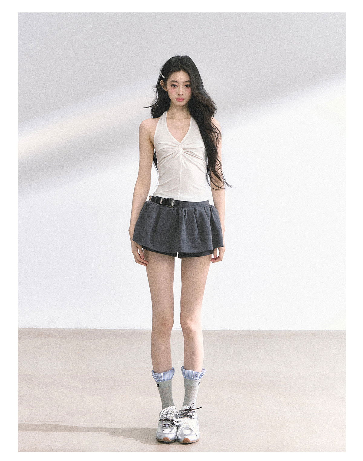 SHAOYEYAN French Lace Backless Top
