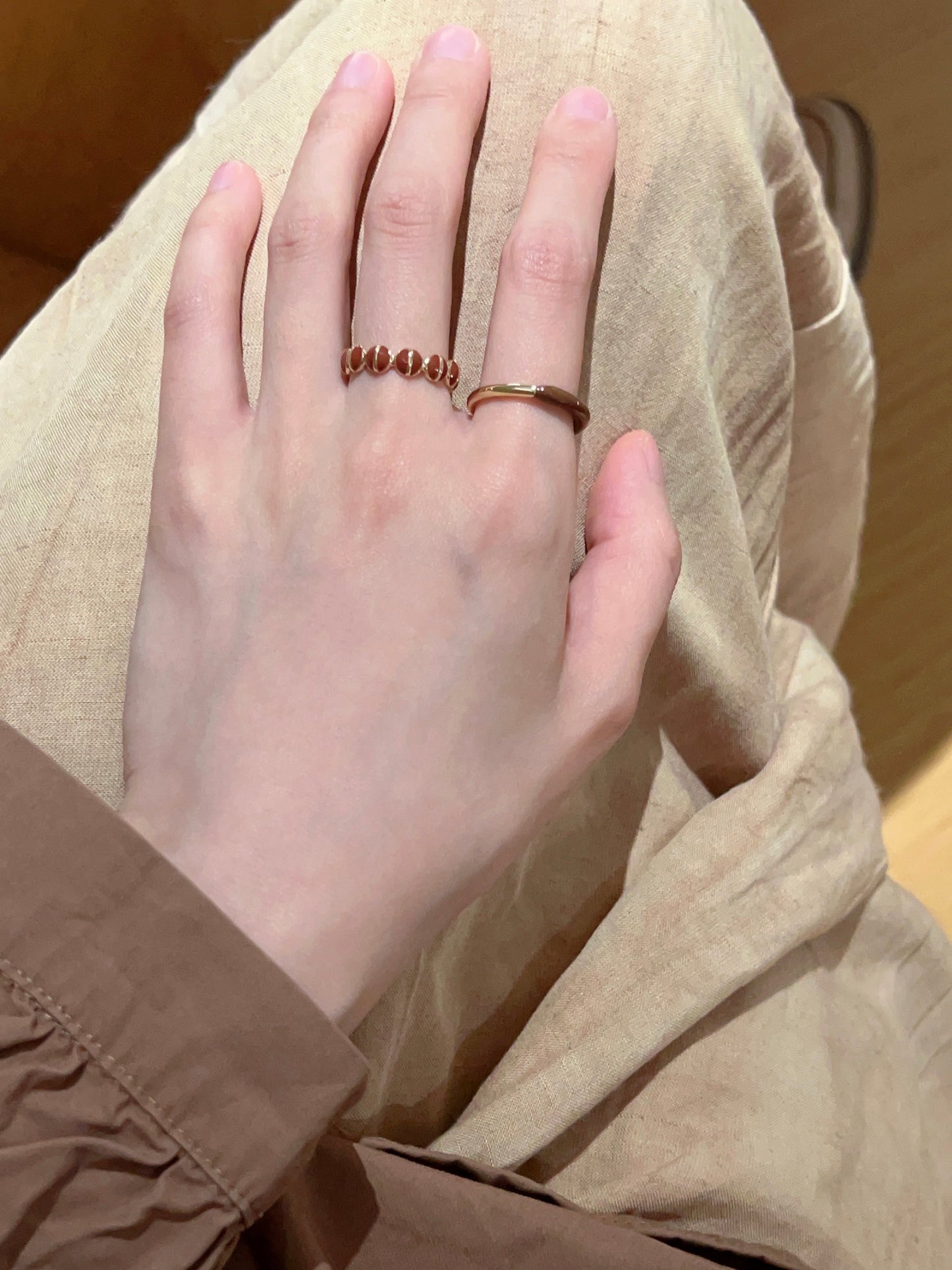 VIGVOG Geometric Ring