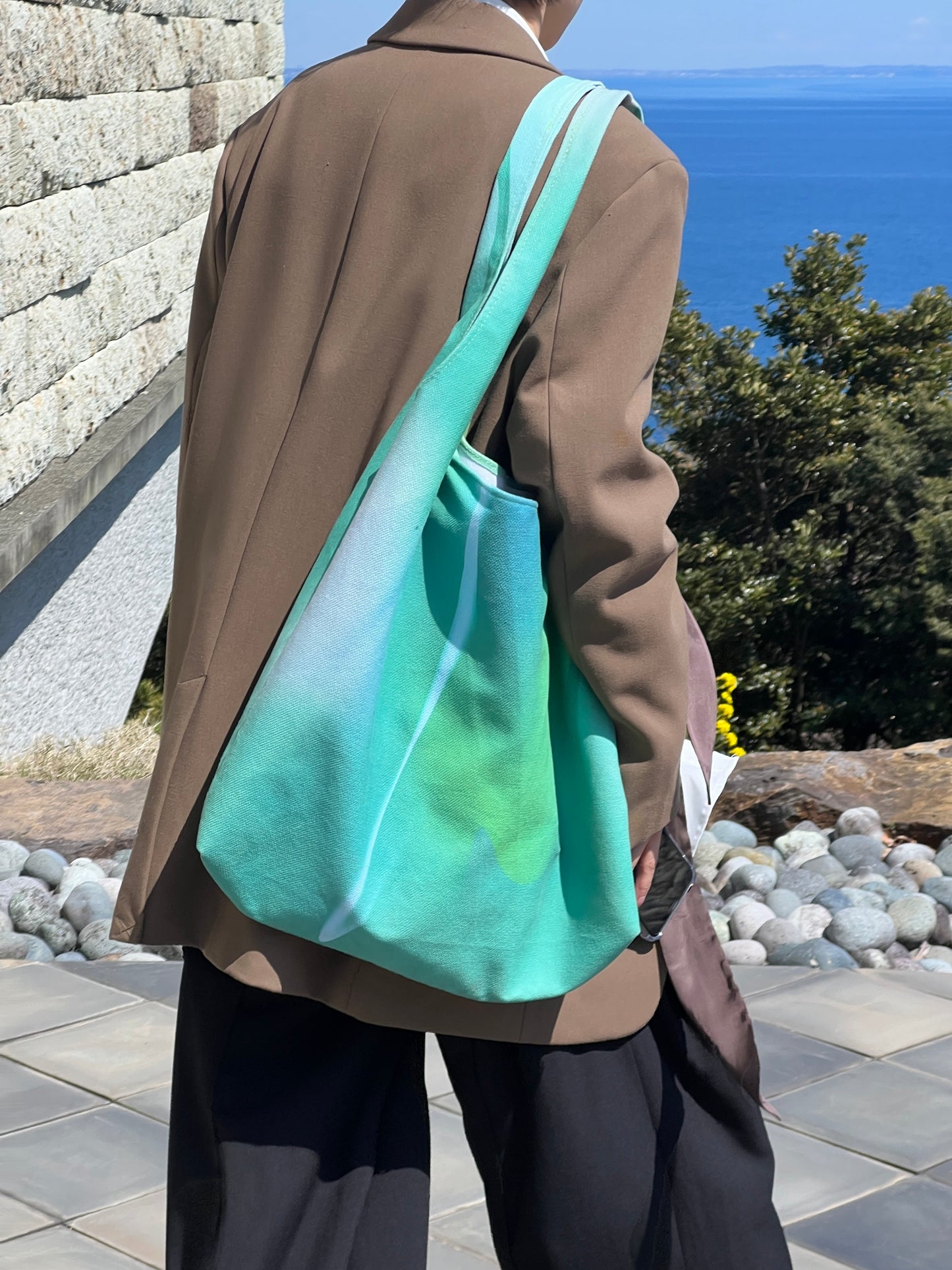 Randomness Original Abstract Flannel Tote Bag