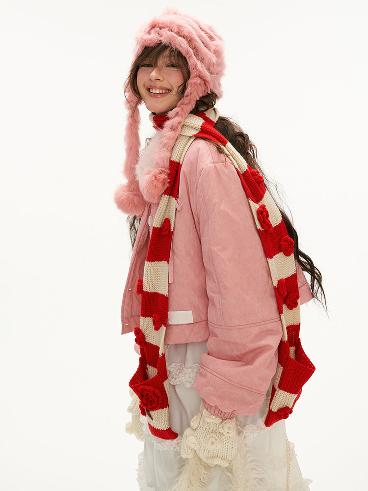 MAMC Bow-Trim Puffer Jacket