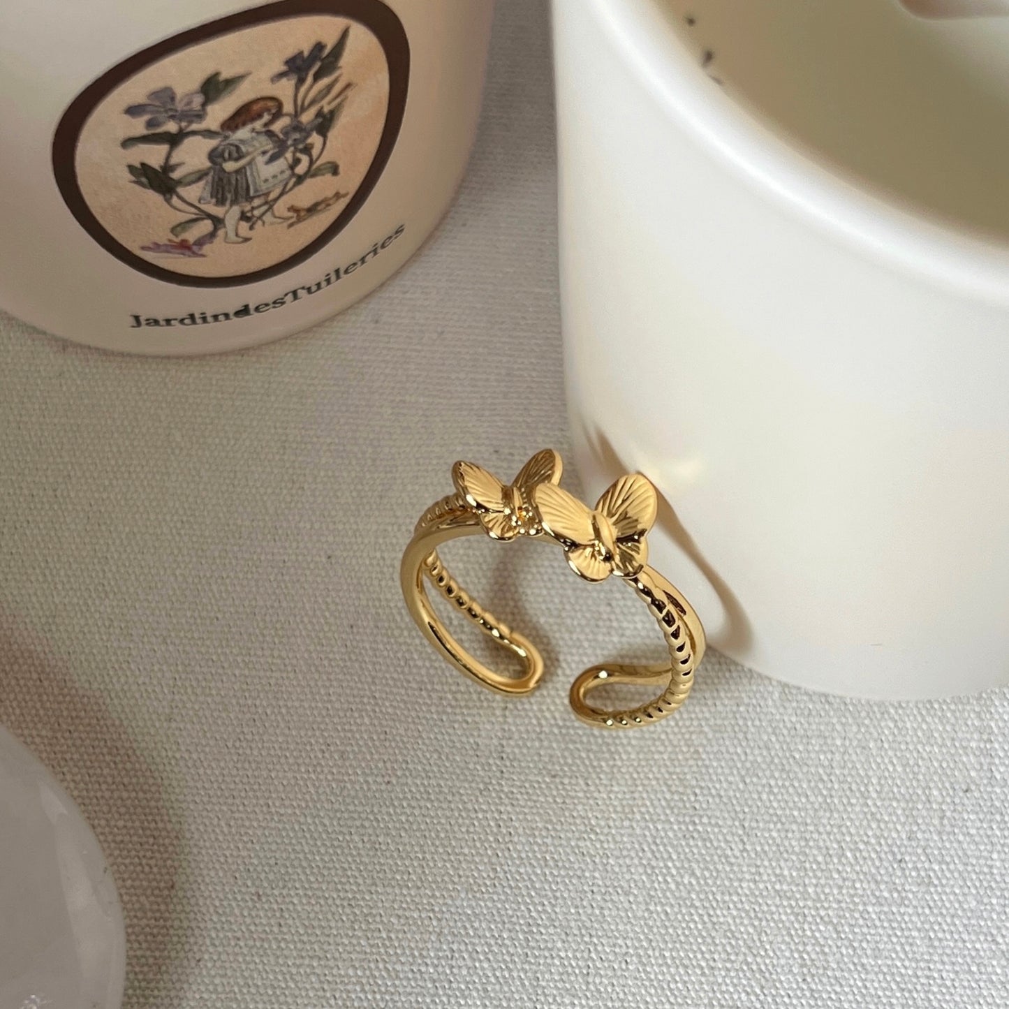VIGVOG 2025 Floral Butterfly Ring Collection