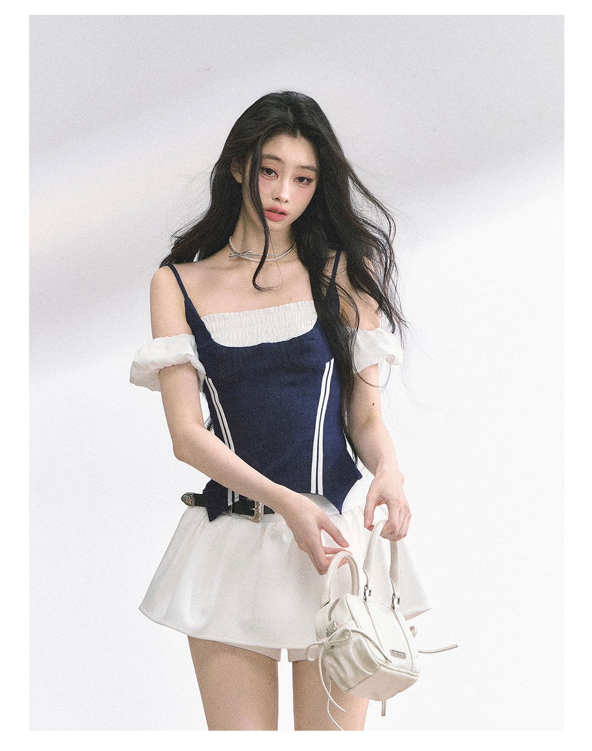 SHAOYEYAN American Style Mock Two-Layer Cami Top