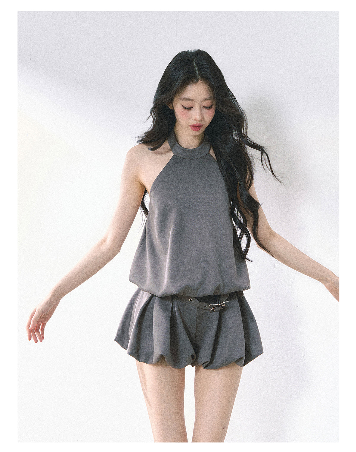 SHAOYEYAN Ginza-inspired Floral Bustier Dress