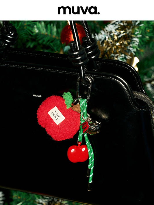 MUVA "Christmas" Faux Fur Apple Bag Charm
