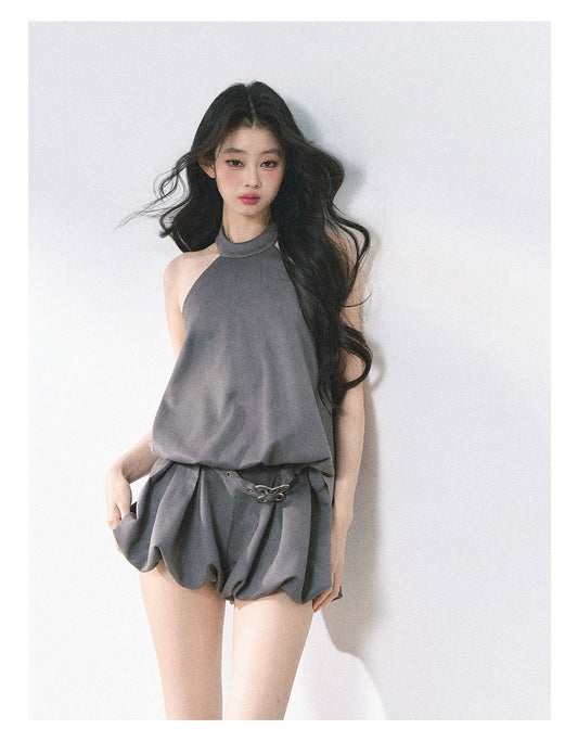 SHAOYEYAN Ginza-inspired Floral Bustier Dress