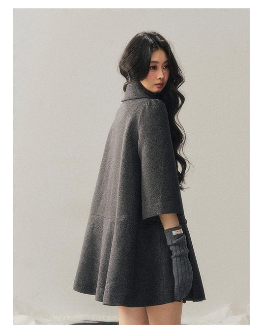 ShaoYeYan Aomalm Luxembourg Heiress Elegant Wool Coat