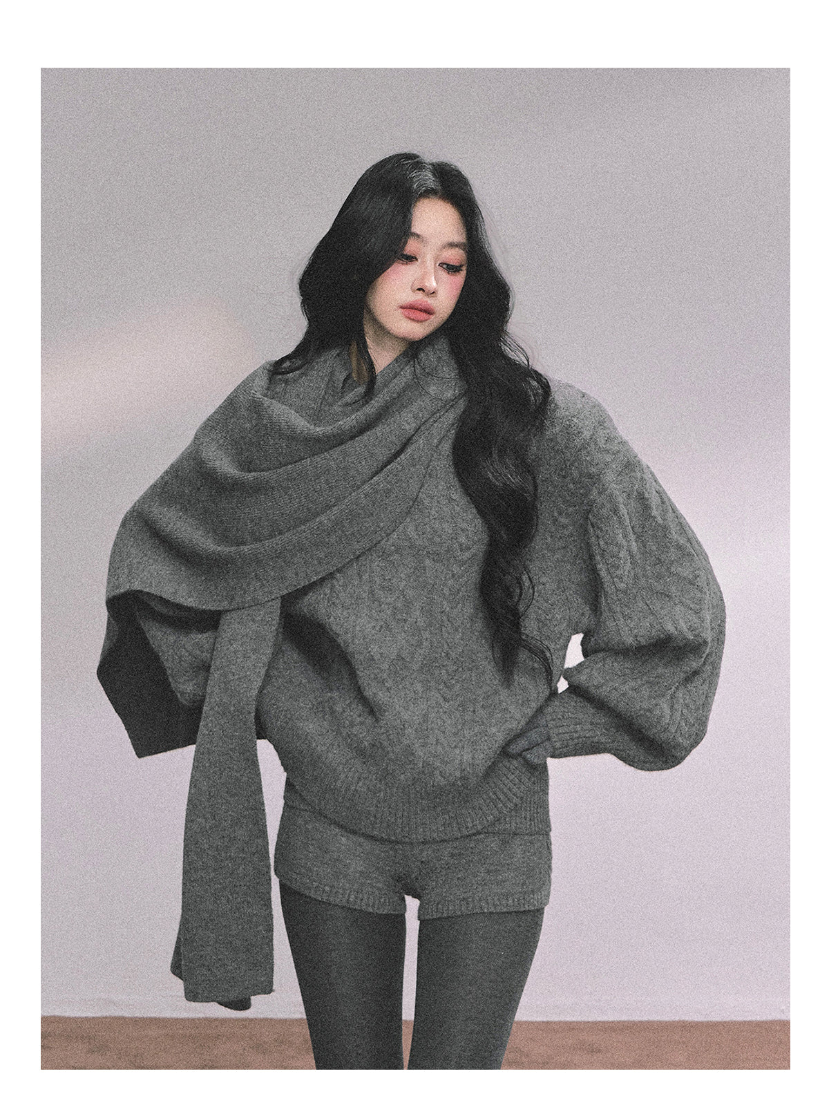 ShaoYeYan Zurich Exchange Student Korean Lazy Style Set