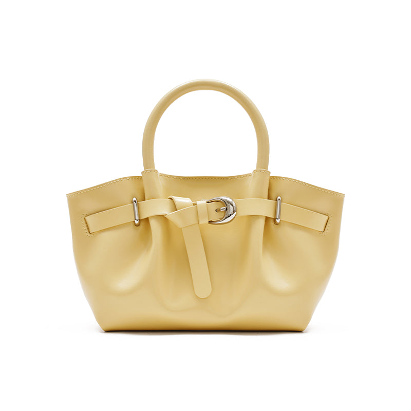 MUVA 'Dumpling' Folded Leather Bag