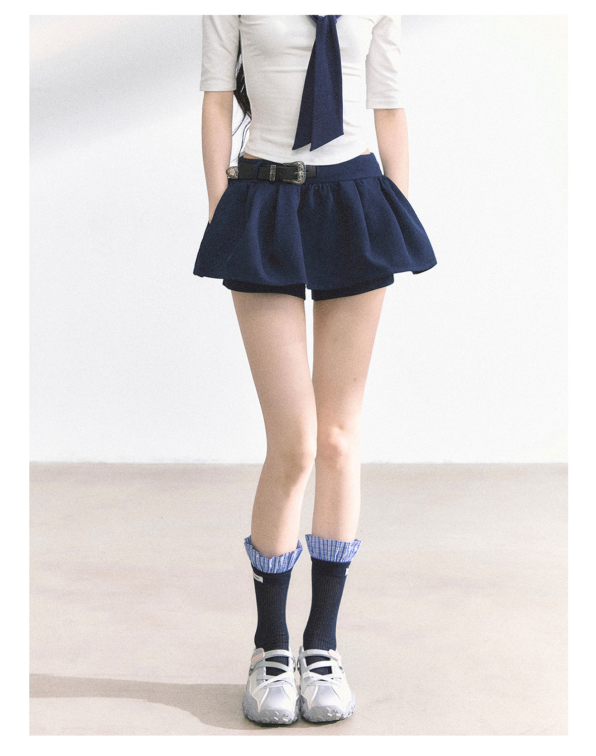 SHAOYEYAN American Style A-Line Mini Skirt