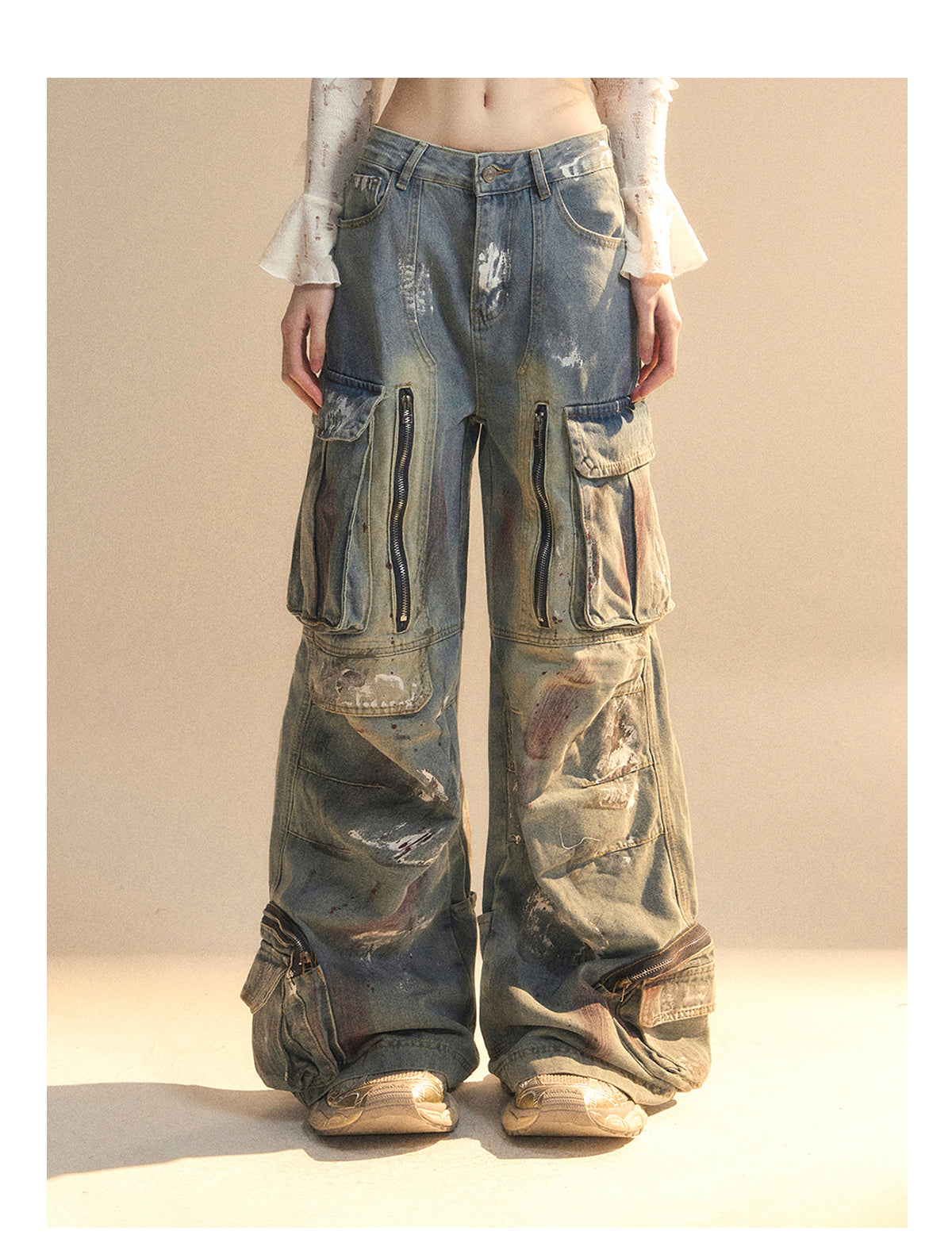 SHAOYEYAN Wide-Leg Jeans
