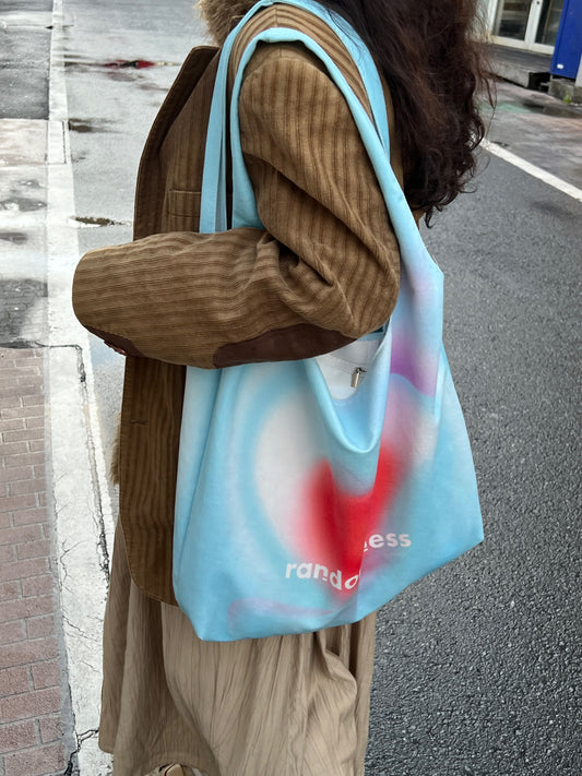 Randomness Original Abstract Canvas Tote Bag