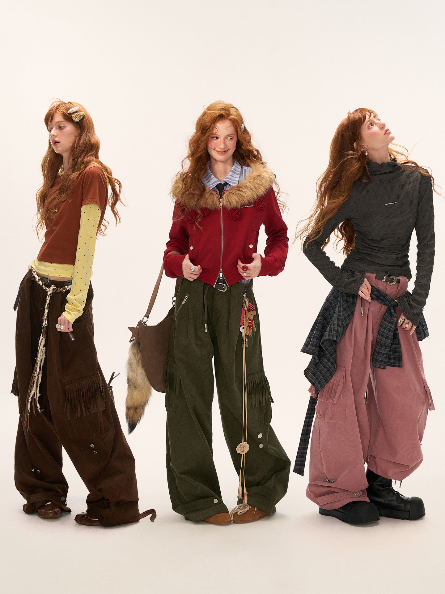 MAMC Fringe Pocket Corduroy Pants