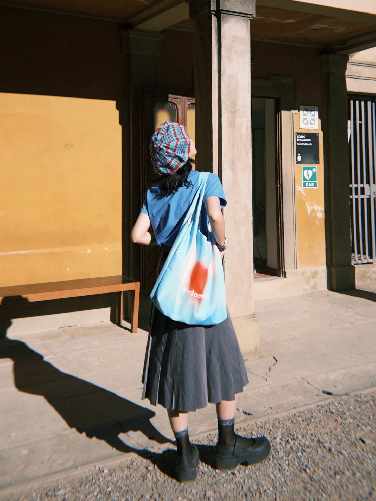 Randomness Original Abstract Canvas Tote Bag