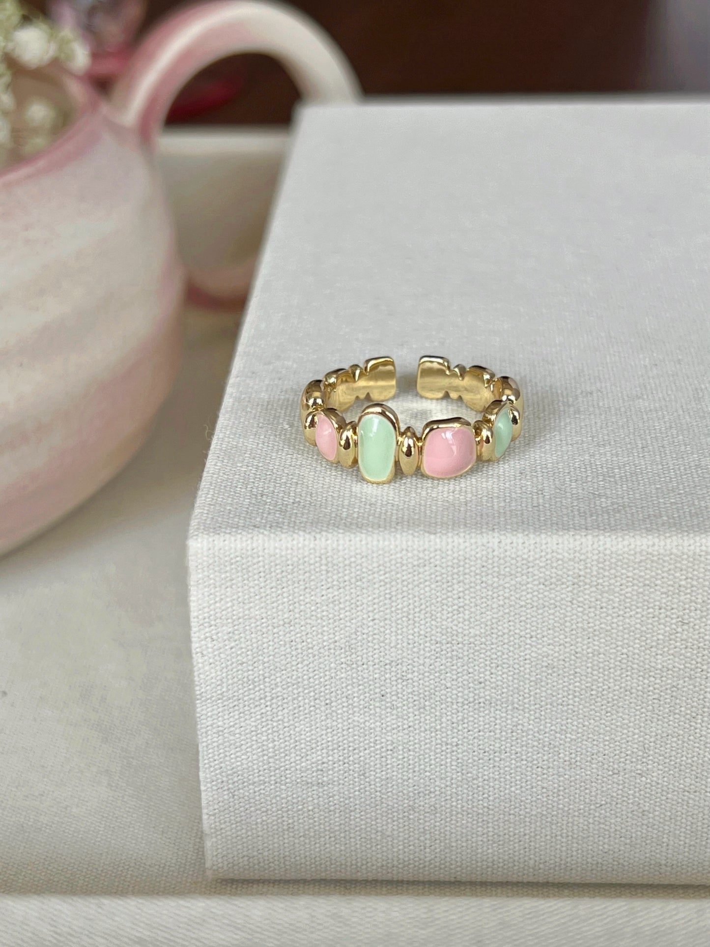 VIGVOG 2024 Enamel Butterfly Ring Collection