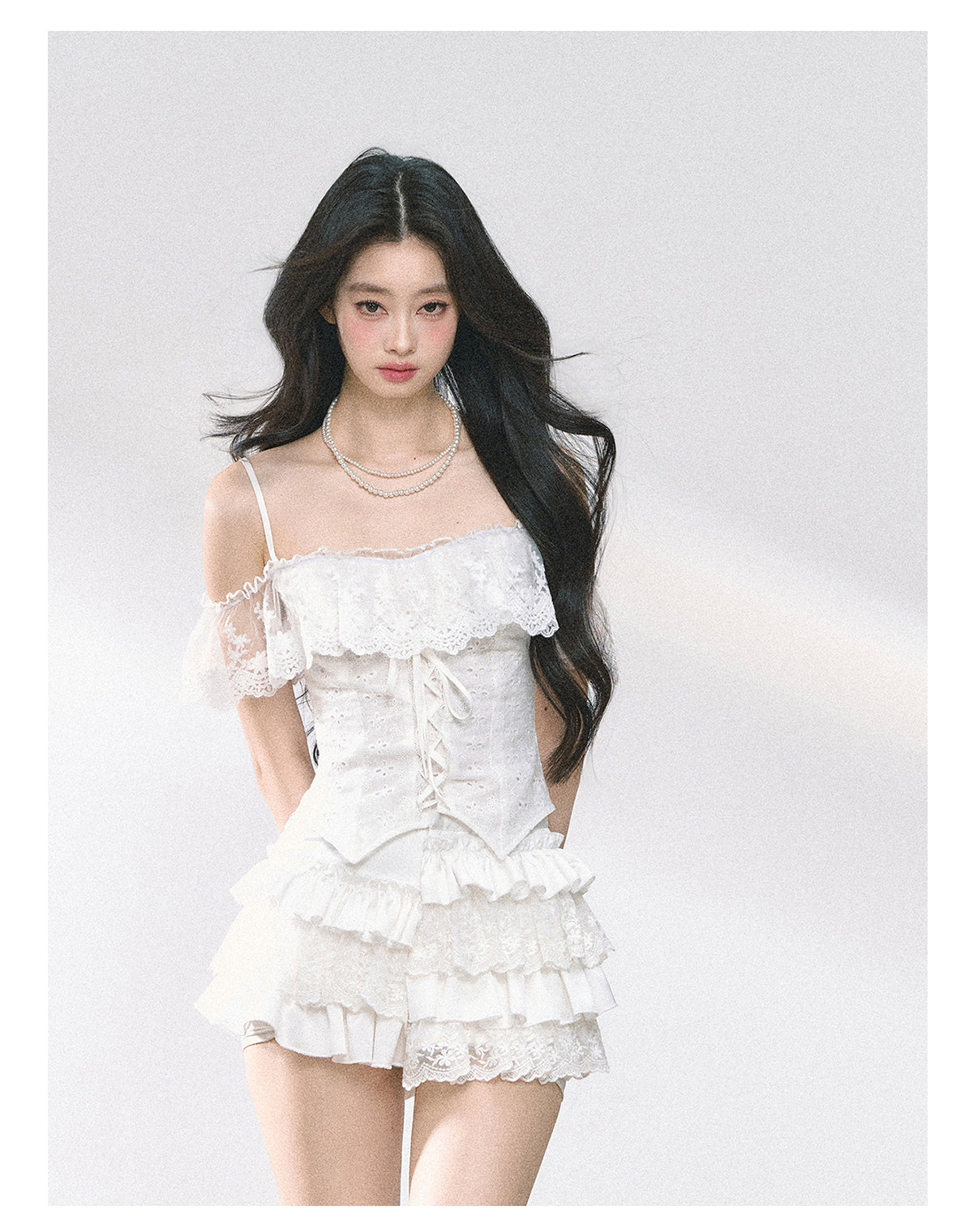 SHAOYEYAN French Lace Sleeveless Top