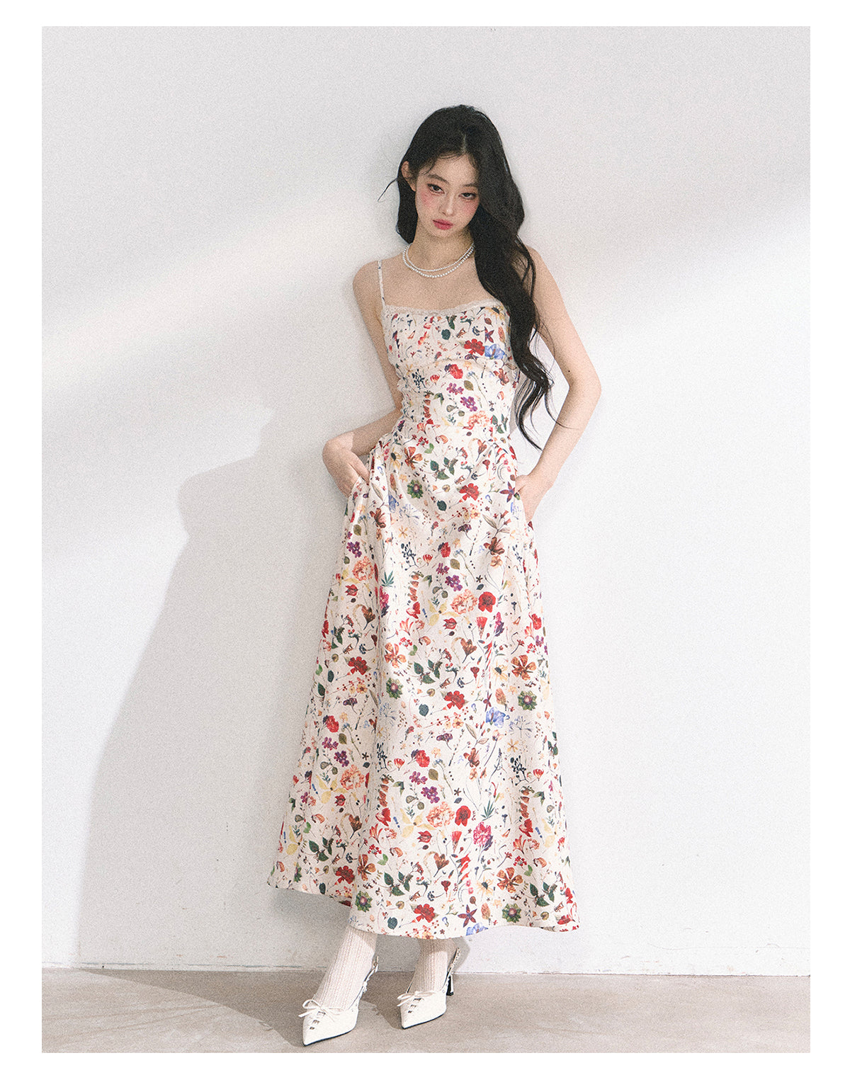 SHAOYEYAN French Floral Lace Sundress