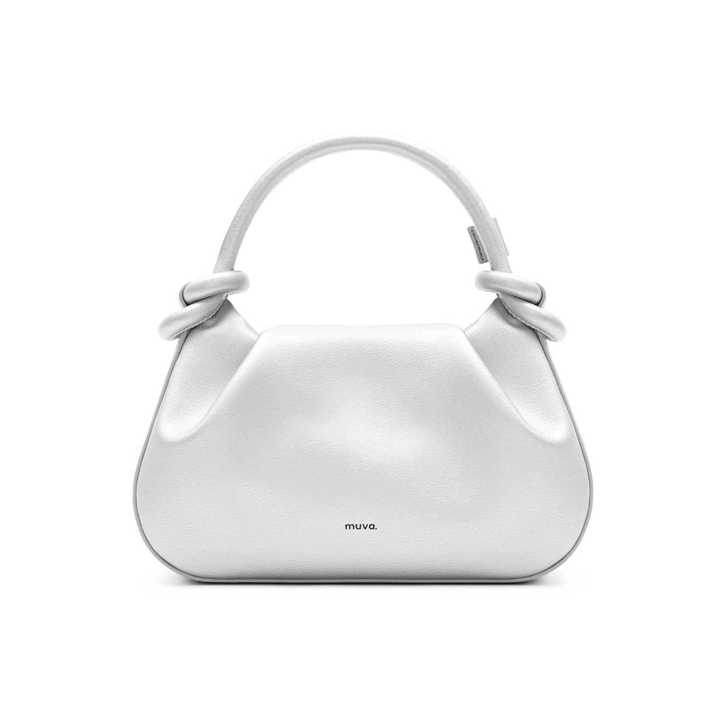 MUVA 'Cloud' Folded Leather Clutch