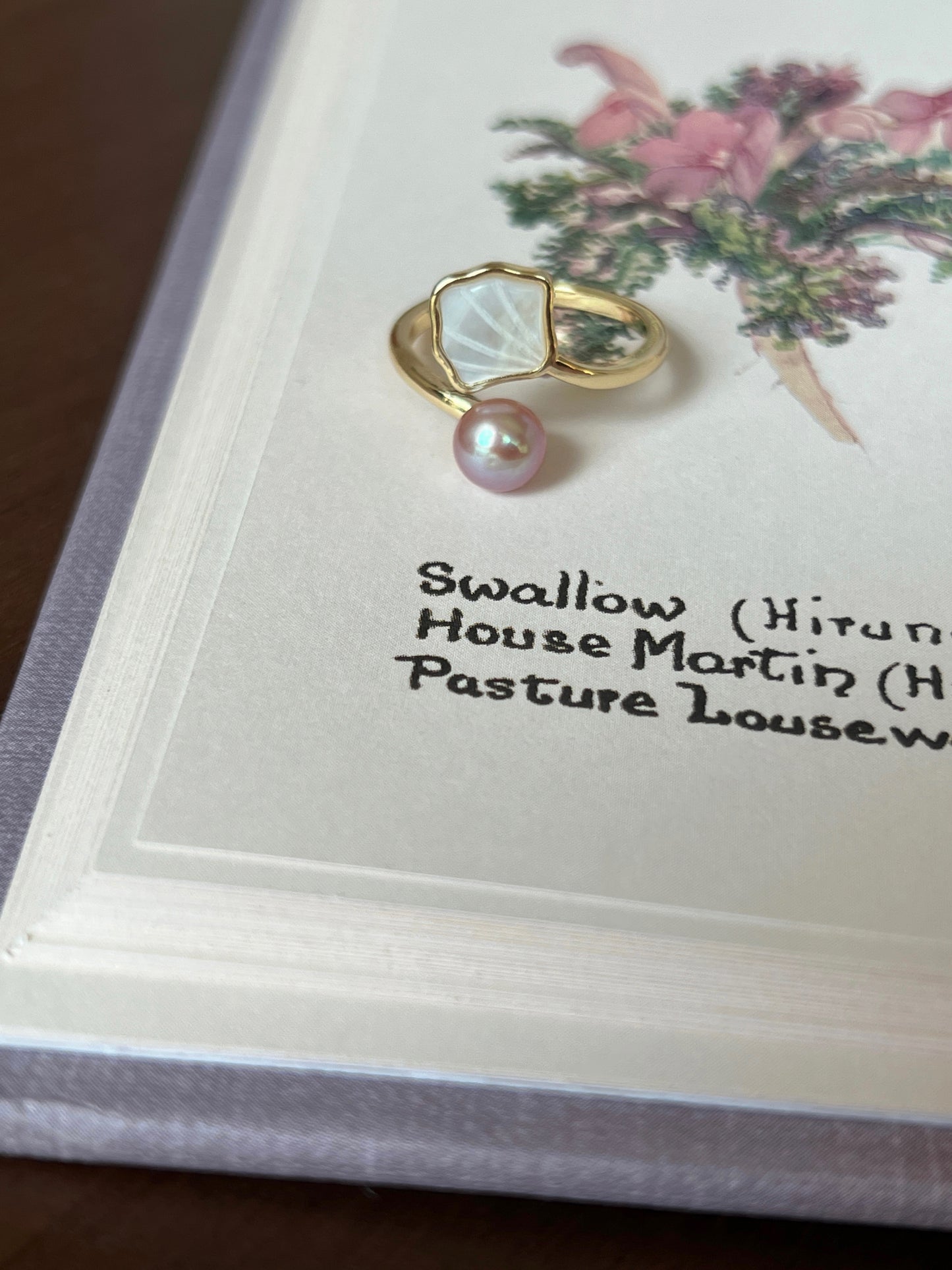 VIGVOG Pearl & Mother-of-Pearl Ring Collection