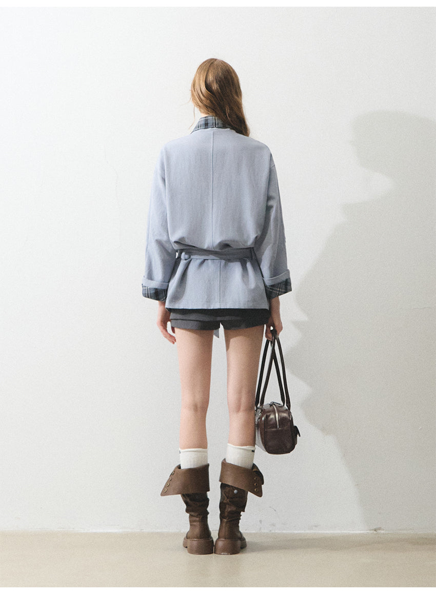 BOHOL BLING Reversible Trench Coat