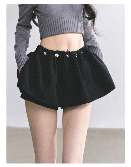 SHAOYEYAN French Wool Blend Slim Skirt