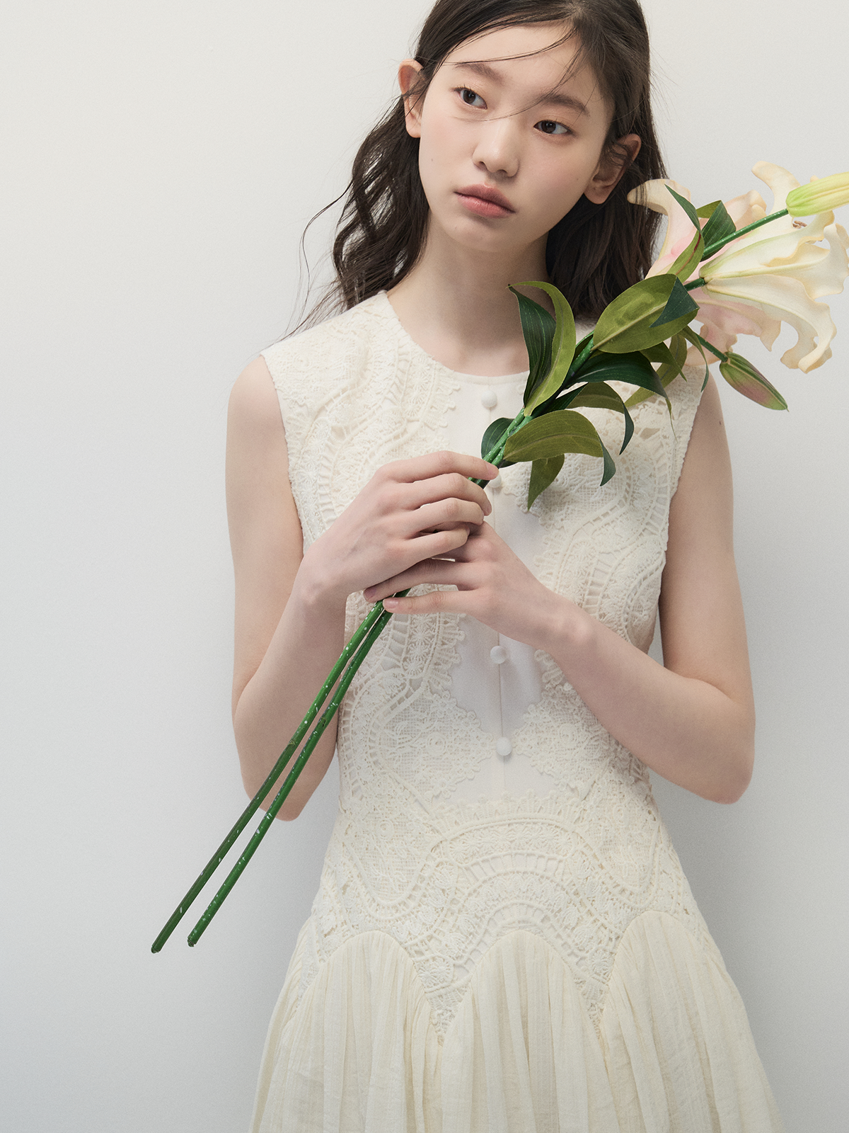 ANNATTO 'Mist Manor' Lace Camisole Dress