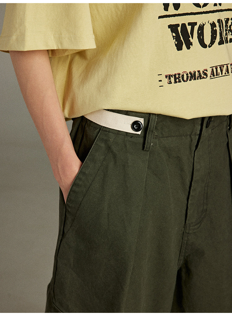 Lulugray Retro Cargo Shorts