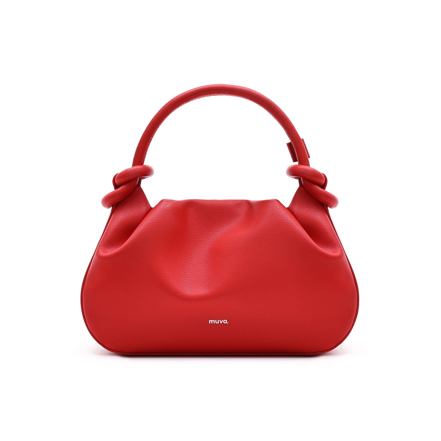 MUVA 'Cloud' Folded Leather Clutch