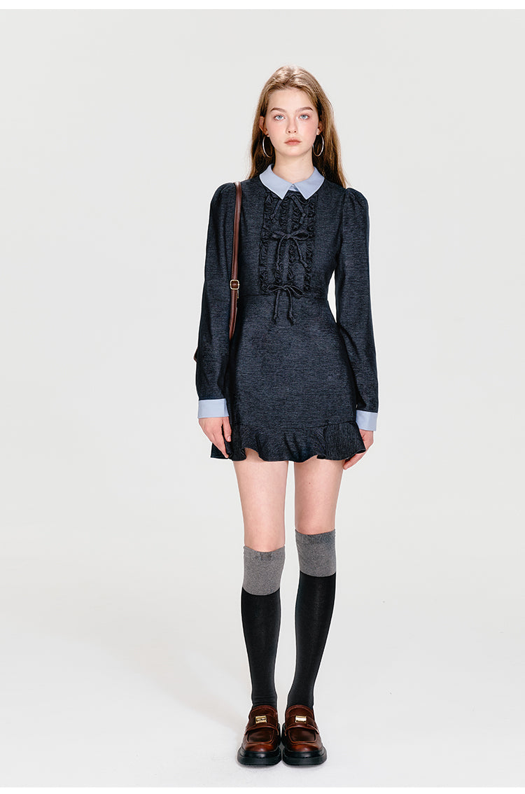 BOHOL BLING "Miu-Inspired" Bow-Accent Dress