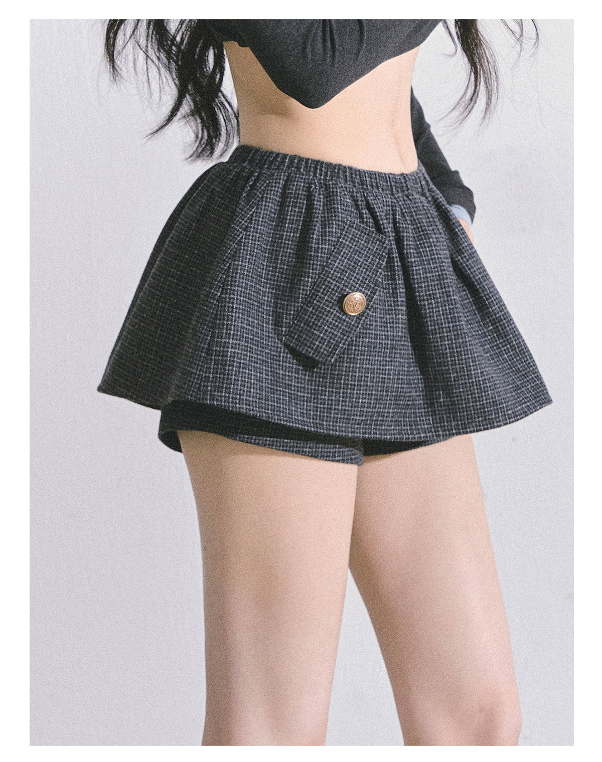 ShaoYeYan Karasuno High School French A-Line Flared Skirt
