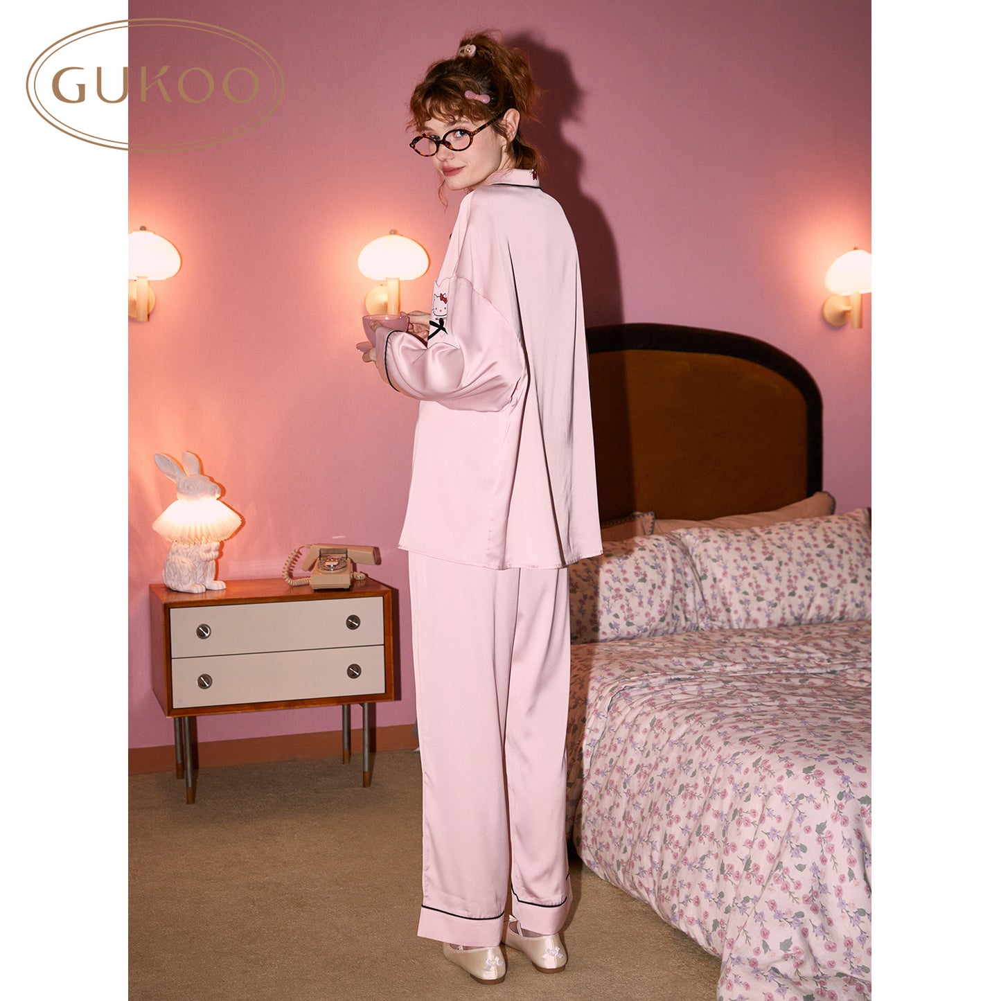 Gukoo Hello Kitty Sleepwear