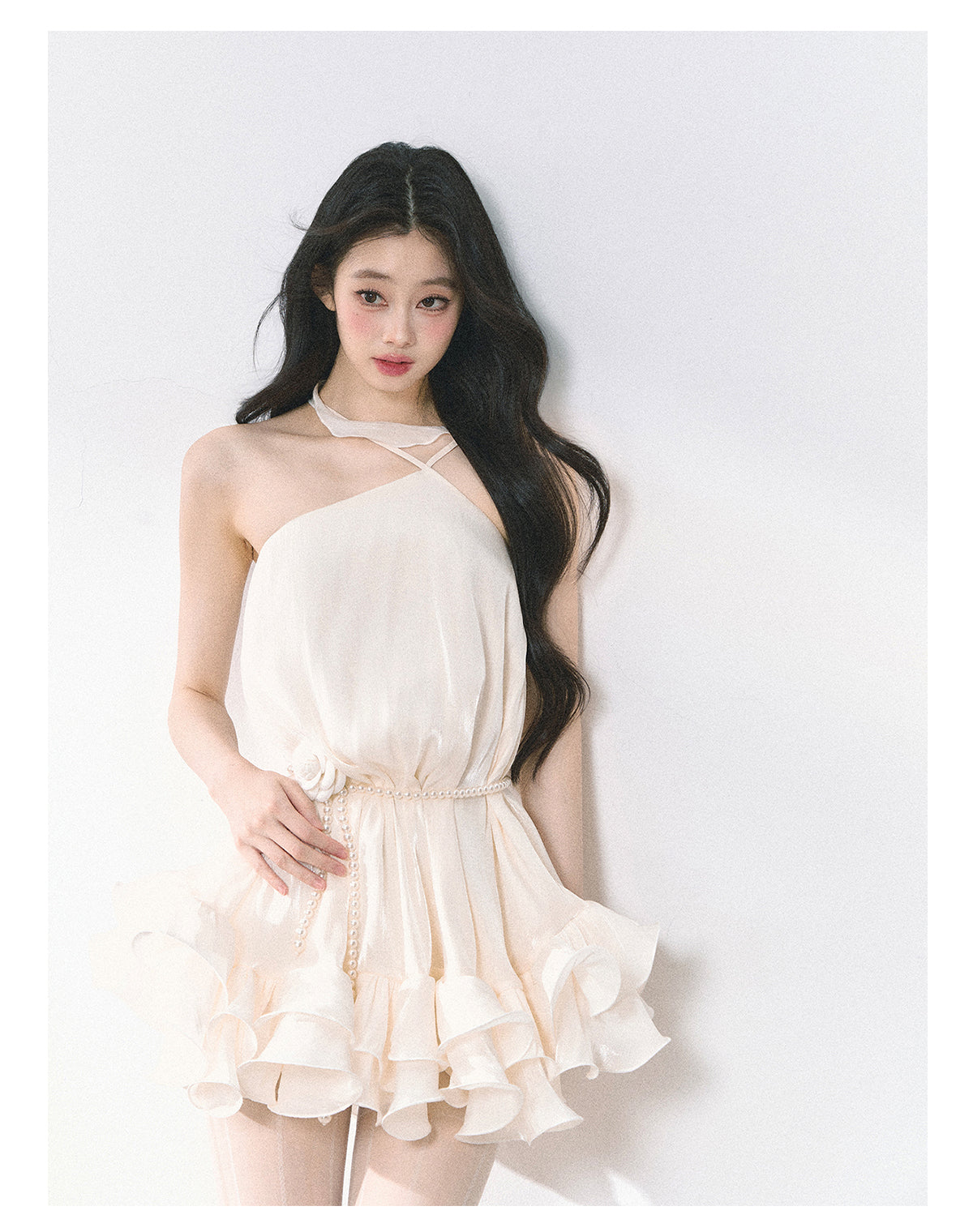 SHAOYEYAN Halter Neck Babydoll Dress