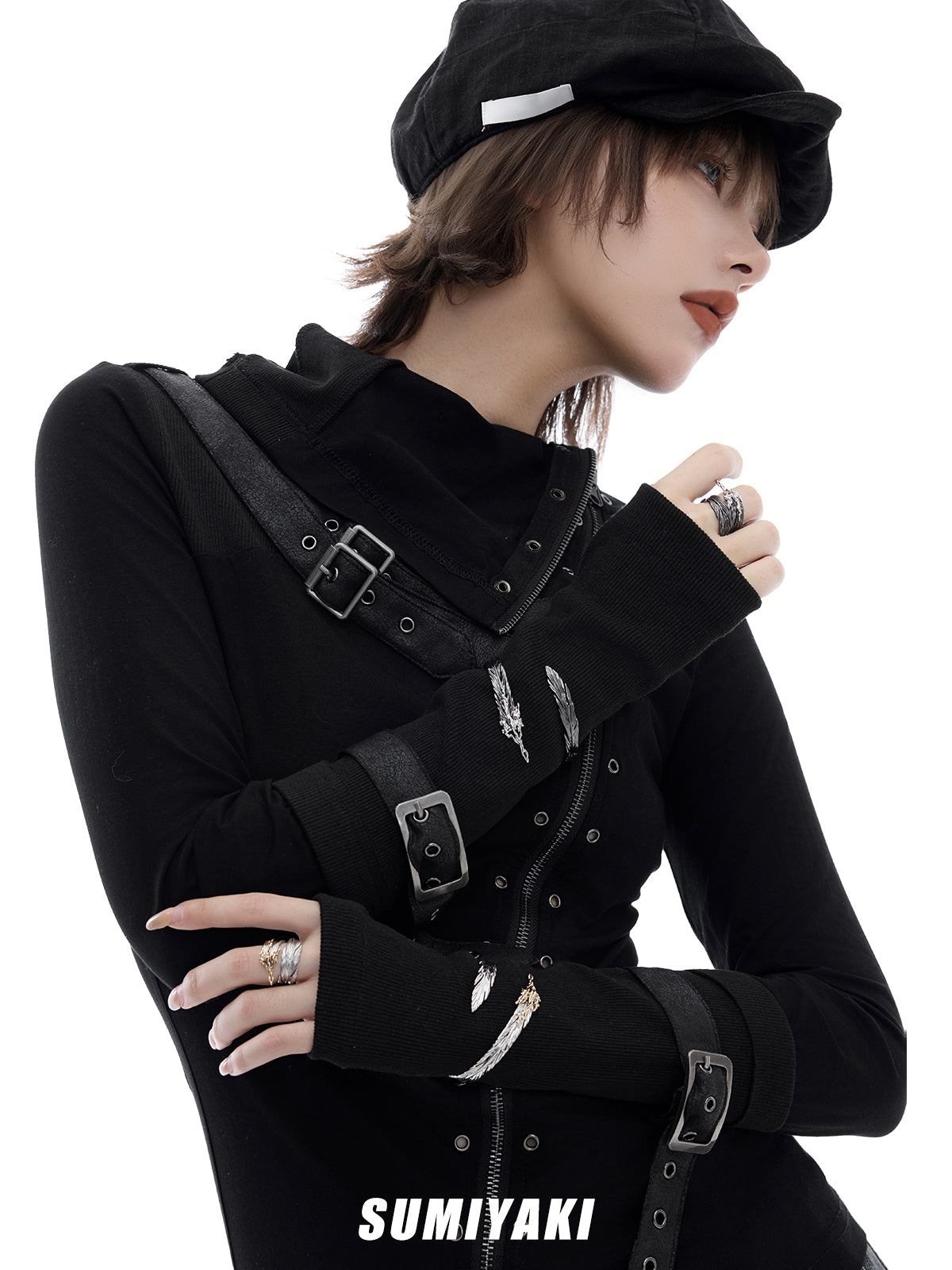 SUMIYAKI Feather Series Cuff Bracelet