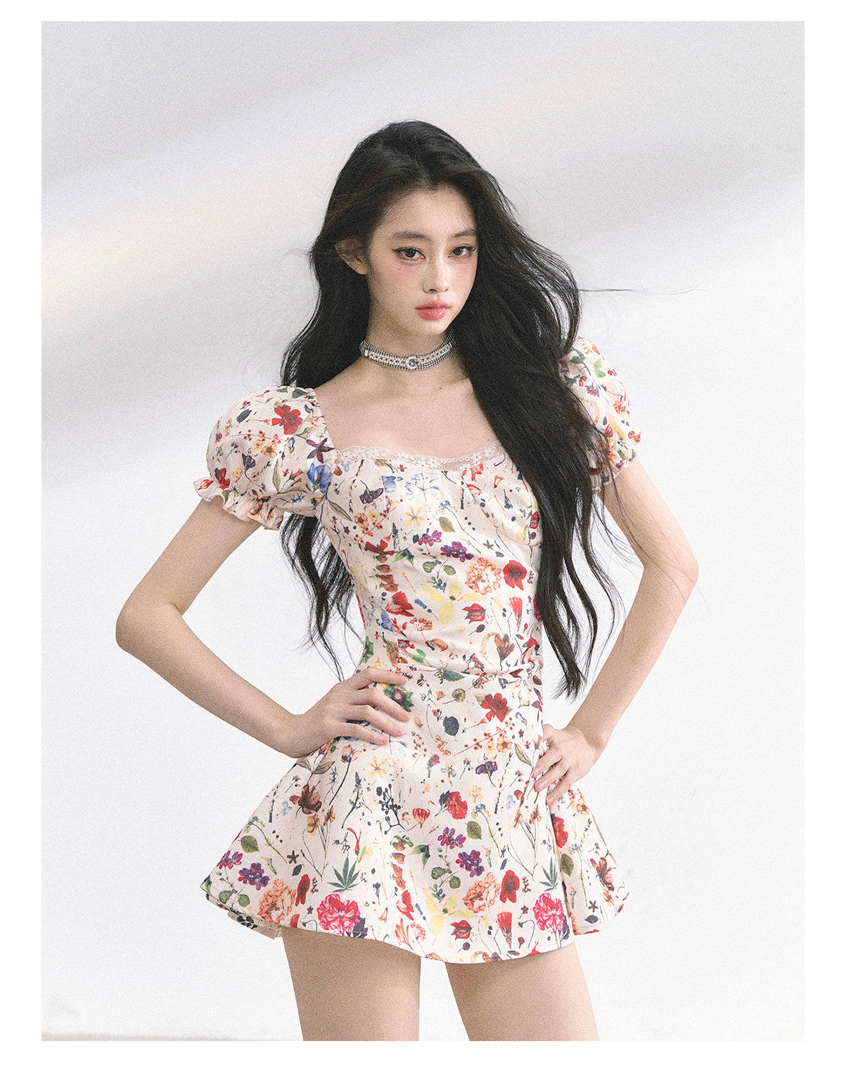 SHAOYEYAN French Floral Lace Sundress