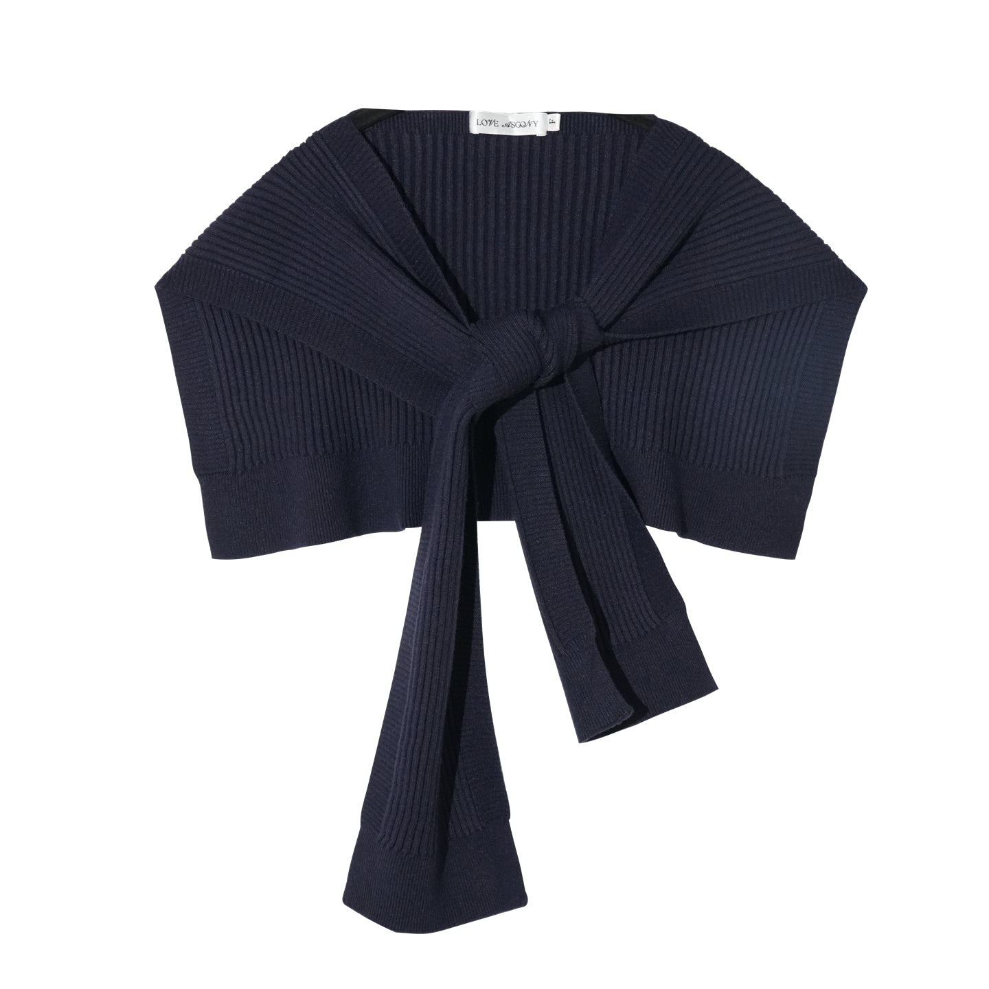 AsGony MIU Style Cape Fake Two-Piece Dress