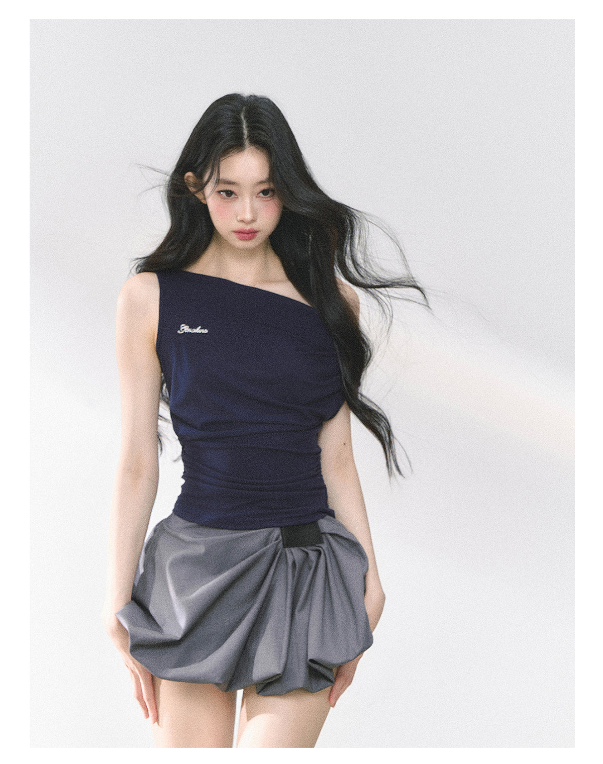 SHAOYEYAN American Style Off-Shoulder Crop Top