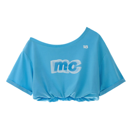 MAMC Oversized Off-Shoulder Tee