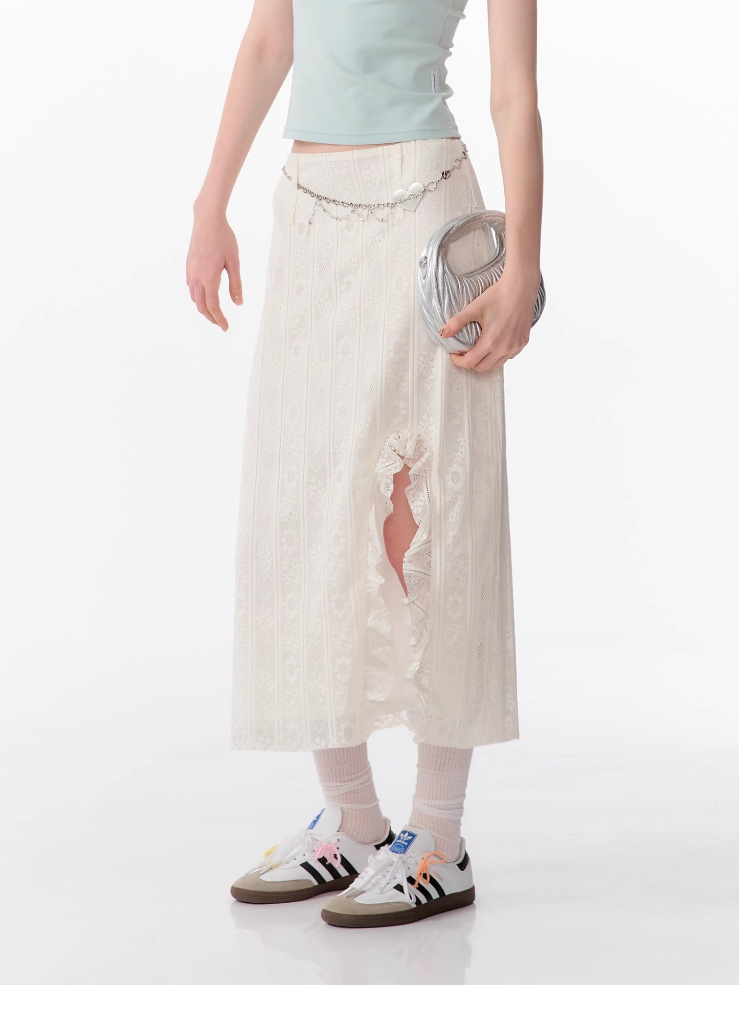 ZiziFei High Waist Ruffled Skirt