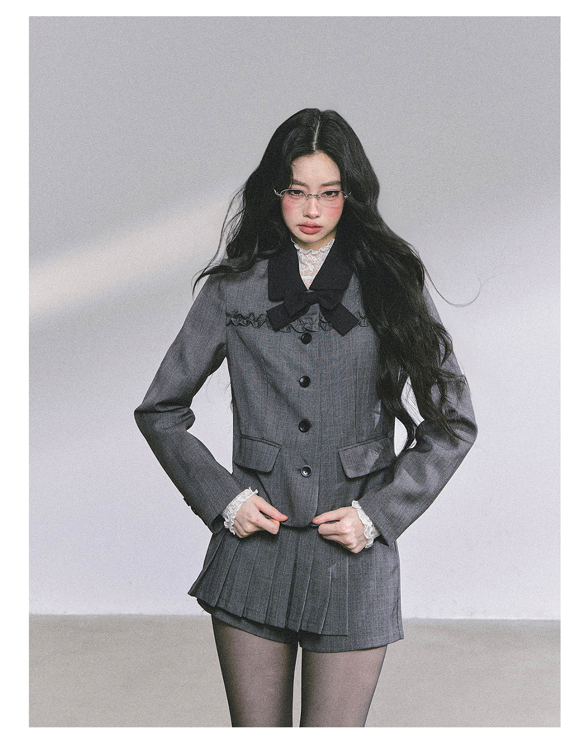 ShaoYeYan Miu-Inspired French Academy Style Two-Piece Set