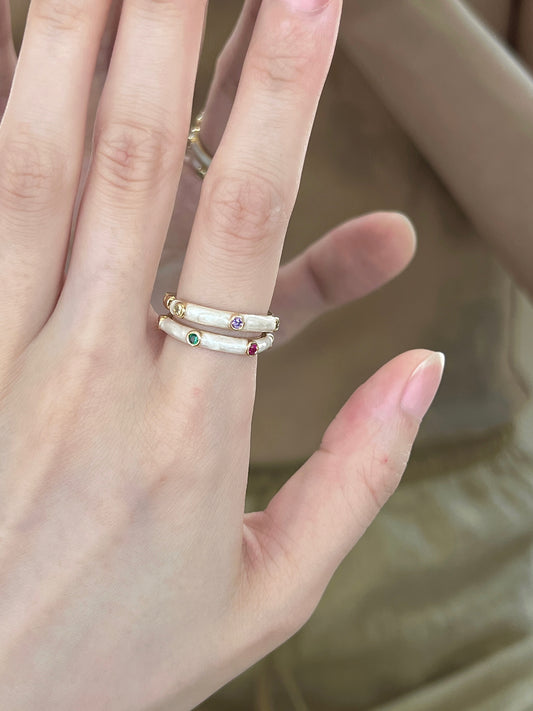 VIGVOG 2025 Rainbow Diamond Ring Collection