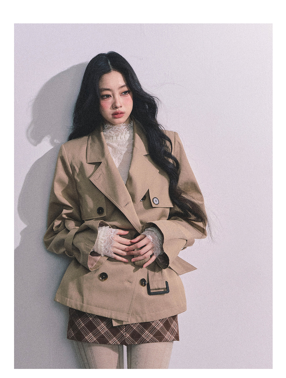 ShaoYeYan Herli Heiress Loose Fit Trench Coat