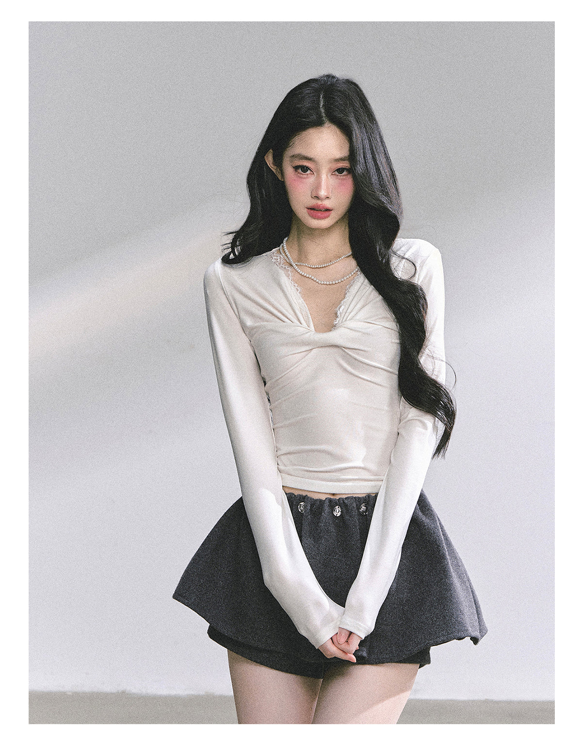 SHAOYEYAN Vintage White Moonlight Tee