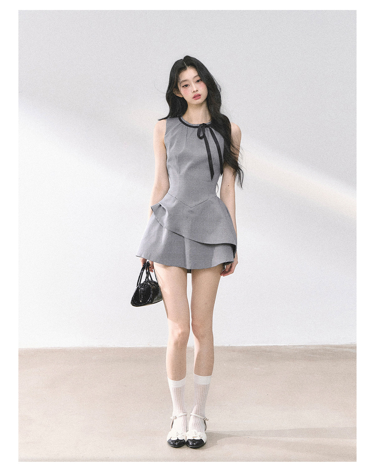SHAOYEYAN Gray Puff Dress